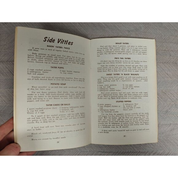 Ma's Cookin' Mountain Recipes Cookbook Sis & Jake 1975 Local Ethnic Recipes Vtg - Picture 7 of 7